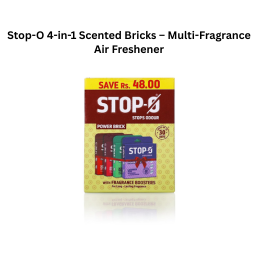 Stop-O 4-in-1 Scented Bricks – Multi-Fragrance Air Freshener