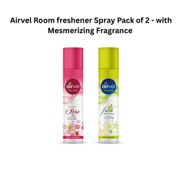 Airvel Room freshener Spray Pack of 2 - with Mesmerizing Fragrance