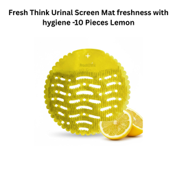 Fresh Think Urinal Screen Mat freshness with hygiene -10 Pieces Lemon