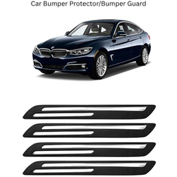 AOSIS-Car Bumper Protector/Bumper Guard for BMW with Single Chrome Stripe (4-Pcs)