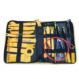 MANVI Car Bumper Repair Kit, Universal Car Door Trim Panel Clip Removal Tool Kits, Car Rivets Push Retainer Clips & Auto Fasteners remover for Most Car