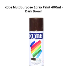 Kobe Multipurpose Spray Paint 400ml - Dark Brown
