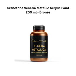 Granotone Venezia Metallic Acrylic Paint 200 ml - Bronze