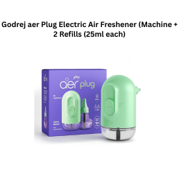 Godrej aer Plug Electric Air Freshener (Machine + 2 Refills (25ml each)