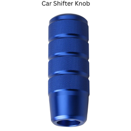 Car Shifter Knob, Aluminum Weighted Automotive Gear Shift Manual knobs Lever with 3 Threaded Adapters M8 M10 M12 x 1.25, Universal for Vehicle (Red)