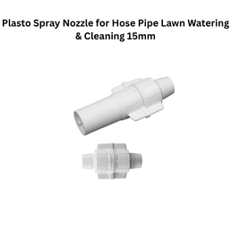 Plasto Spray Nozzle for Hose Pipe Lawn Watering & Cleaning 15mm
