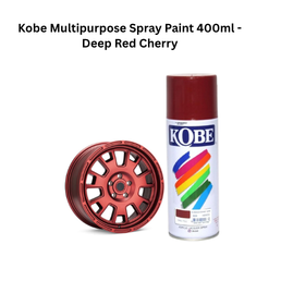 Kobe Multipurpose Spray Paint 400ml - Deep Red Cherry