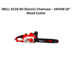 iBELL EC16-80 Electric Chainsaw – 2400W 16" Wood Cutter