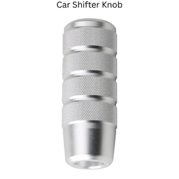 Car Shifter Knob, Aluminum Weighted Automotive Gear Shift Manual knobs Lever with 3 Threaded Adapters M8 M10 M12 x 1.25, Universal for Vehicle (Red)