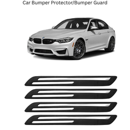 AOSIS-Car Bumper Protector/Bumper Guard for BMW with Single Chrome Stripe (4-Pcs)