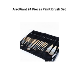 Arrolliant 24 Pieces Paint Brush Set