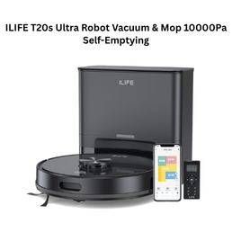Ilife T T20s Ultra Robot Vacuum & Mop 10000Pa Self-Emptying