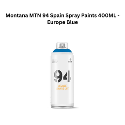 Montana MTN 94 Spain Spray Paints 400ML - Europe Blue