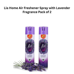 Lia Home Air Freshener Spray with Lavender Fragrance Pack of 2