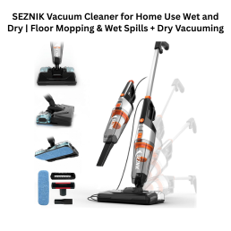 Seznik Vacuum Cleaner for Home Use Wet and Dry | Floor Mopping & Wet Spills