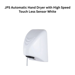 JPS Automatic Hand Dryer with High Speed Touch Less Sensor White