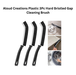 Aloud Creations Plastic 3Pc Hard Bristled Gap Cleaning Brush