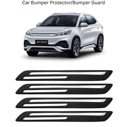 AOSIS-Car Bumper Protector/Bumper Guard for BMW with Single Chrome Stripe (4-Pcs)