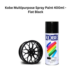 Kobe Multipurpose Spray Paint 400ml - Flat Black