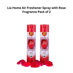 Lia Home Air Freshener Spray with Rose Fragrance Pack of 2