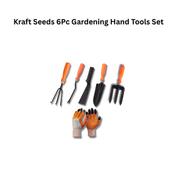 Kraft Seeds 6Pc Gardening Hand Tools Set