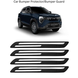 AOSIS-Car Bumper Protector/Bumper Guard for Alto 5 with Single Chrome Stripe (4-Pcs)