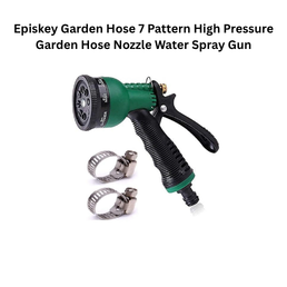 Episkey Garden Hose 7 Pattern High Pressure Garden Hose Nozzle Water Spray Gun
