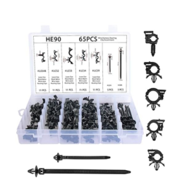 MANVI Car Bumper Repair Kit, Universal Car Door Trim Panel Clip Removal Tool Kits, Car Rivets Push Retainer Clips & Auto Fasteners remover for Most Car