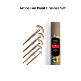Artios Fan Paint Brushes Set