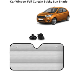 KINGSWAY® Car Window Foil Curtain Sticky Sun Shade Compatible with Ford Fi-N-Go