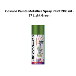 Cosmos Paints Metallics Spray Paint 200ml - 37 Light Green