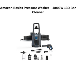Amazon Basics Pressure Washer – 1800W 130 Bar Cleaner