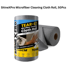 ShineXPro Microfiber Cleaning Cloth Roll, 50Pcs