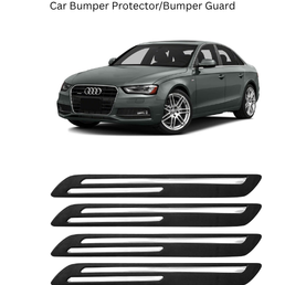 AOSIS-Car Bumper Protector/Bumper Guard for BMW with Single Chrome Stripe (4-Pcs)
