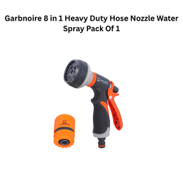 Garbnoire 8 in 1 Heavy Duty Hose Nozzle Water Spray Pack Of 1