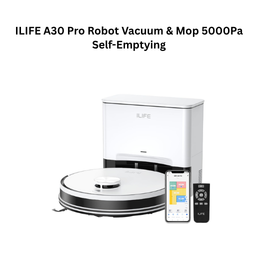 Ilife A30 Pro Robot Vacuum & Mop 5000Pa Self-Emptying