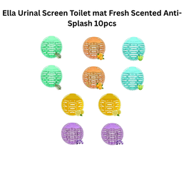 Ella Urinal Screen Toilet mat Fresh Scented Anti-Splash 10pcs