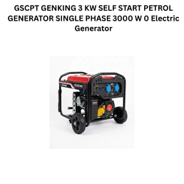 GSCPT Genking 3 kw self start Petrol Generator