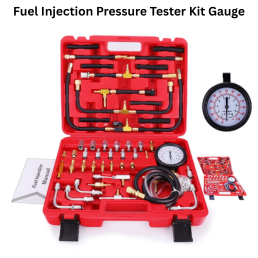 Keaa Pro Fuel Injection Pressure Tester Kit Gauge 0-140 PSI