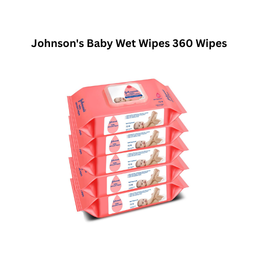 Johnson's Baby Wet Wipes 360 Wipes
