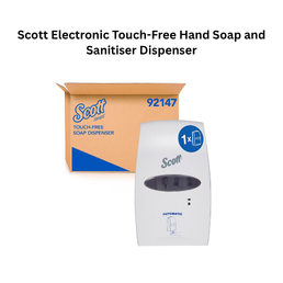 Scott Electronic Touch-Free Hand Soap and Sanitiser Dispenser