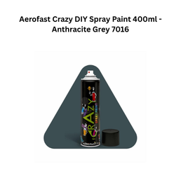 Aerofast Crazy DIY Spray Paint 400ml - Anthracite Grey 7016