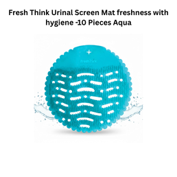 Fresh Think Urinal Screen Mat freshness with hygiene -10 Pieces Aqua