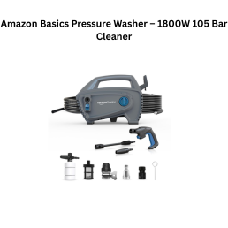 Amazon Basics Pressure Washer – 1800W 105 Bar Cleaner
