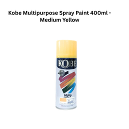 Kobe Multipurpose Spray Paint 400ml - Medium Yellow