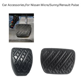 Car Accessories,For Nissan Micra/Sunny/Renault Pulse, Scala/Datsun GO Car (Brake & Clutch Foot Pedal Pad Rubber Cover Automotive Part