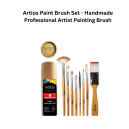 Artios Paint Brush Set – Handmade Professional Artist Painting Brush