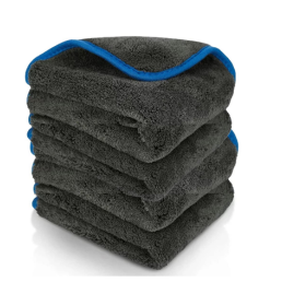 Auto Hub Heavy Microfiber Cloth for Car Cleaning and Washing, Double Sided, Extra Thick Plush Microfiber Towel Lint-Free