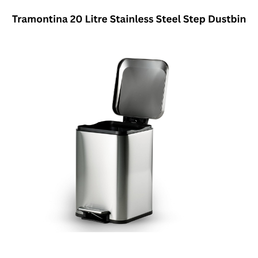 Tramontina 20 Litre Stainless Steel Step Dustbin