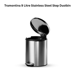 Tramontina 9 Litre Stainless Steel Step Dustbin
